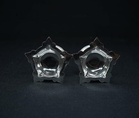 Pure Silver Kundulu Diya Pair10 grams